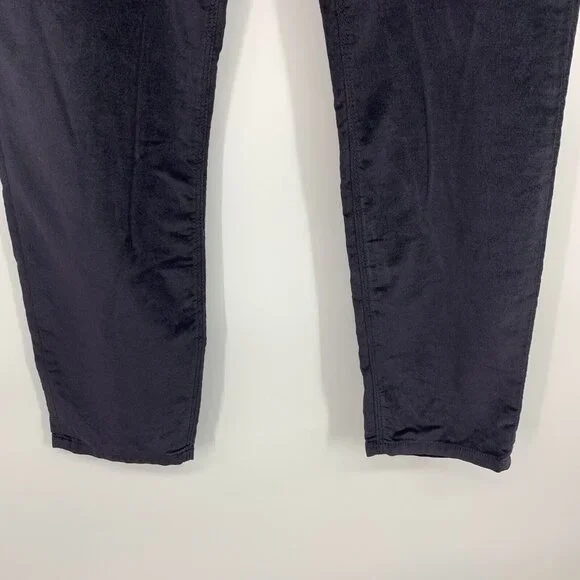 Hudson Jeans Barbara Super Skinny Velvet Purple Ankle NWT